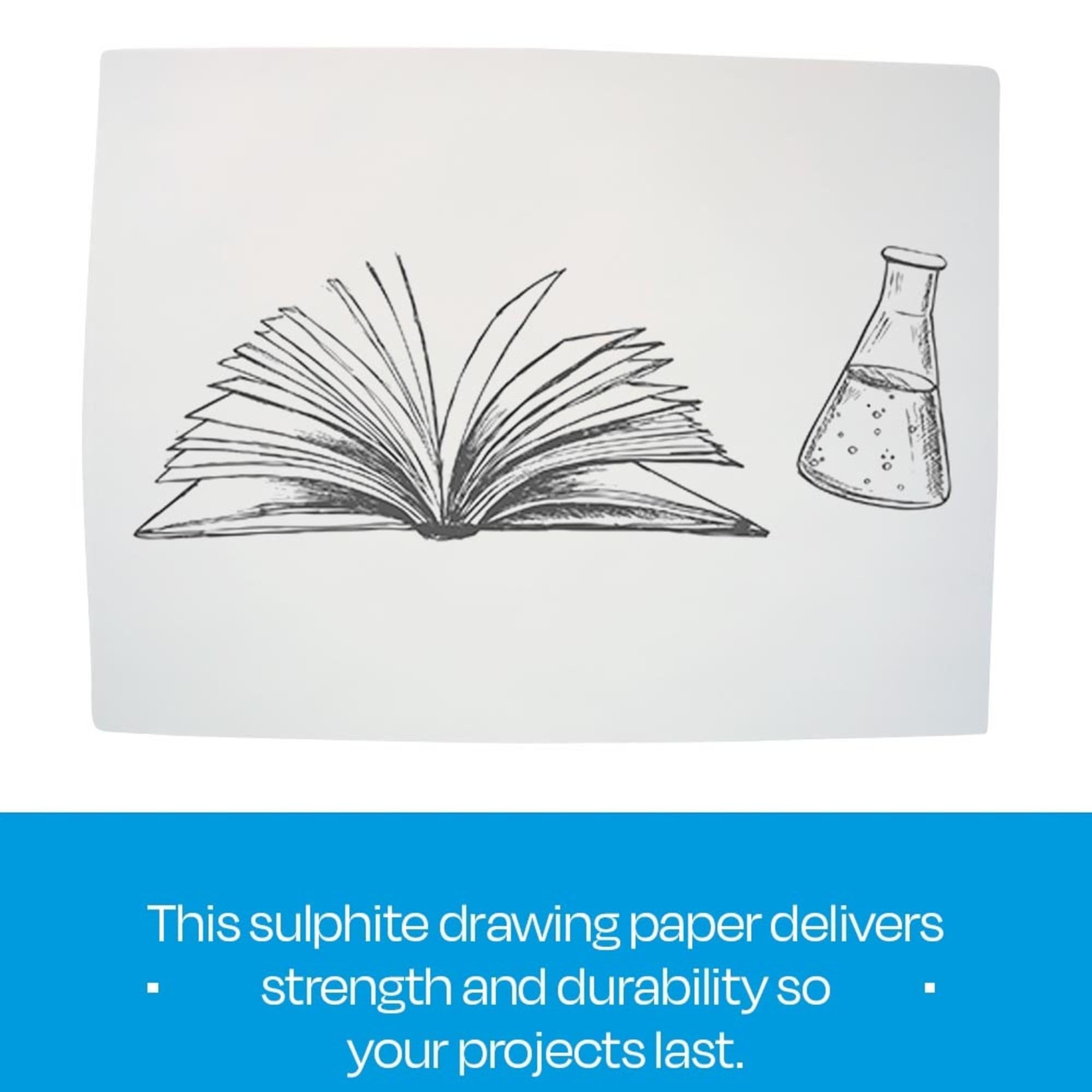 Paper Pen and Ink White 18X24 80 LB 100 SHTS - Image 7