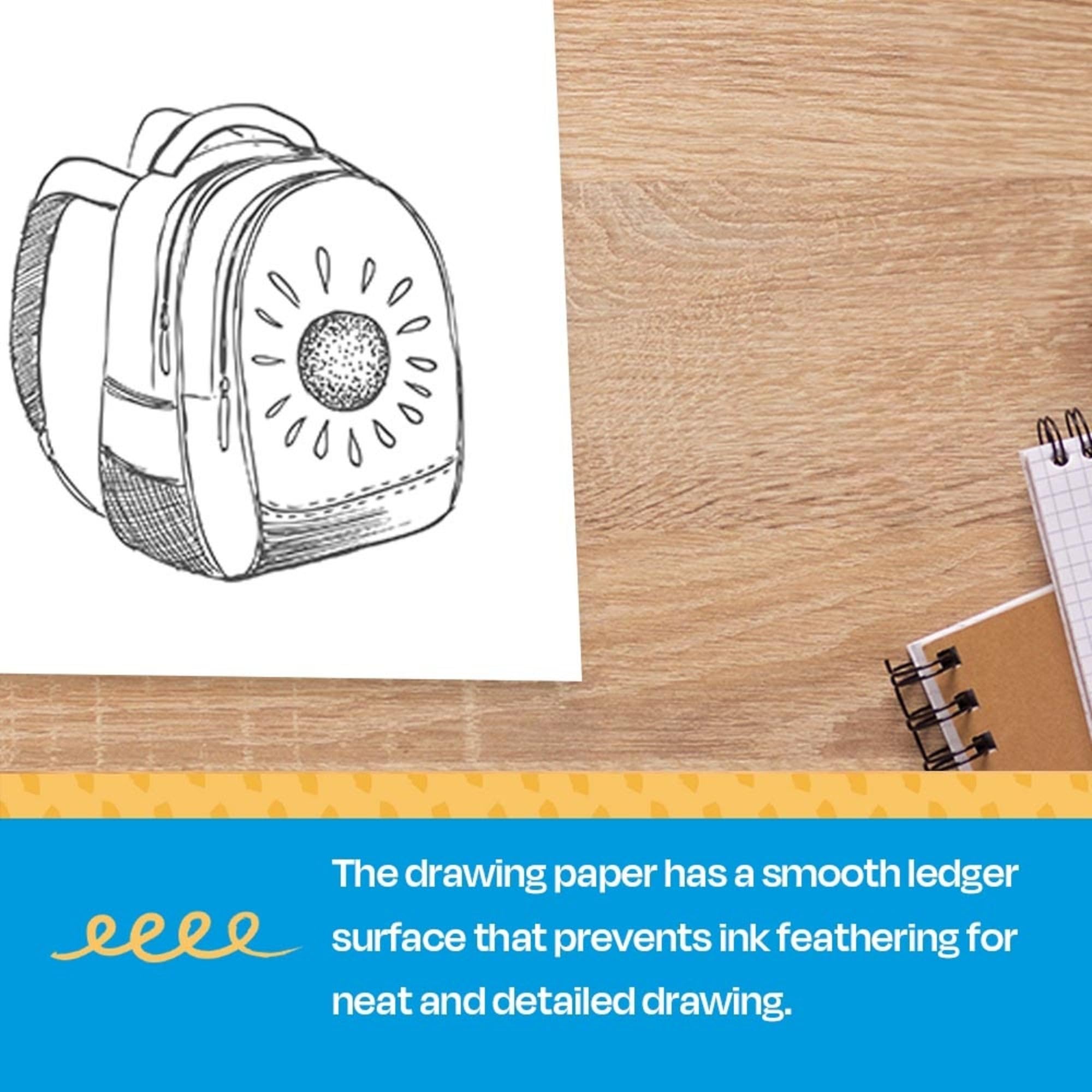 Paper Pen and Ink White 18X24 80 LB 100 SHTS - Image 8