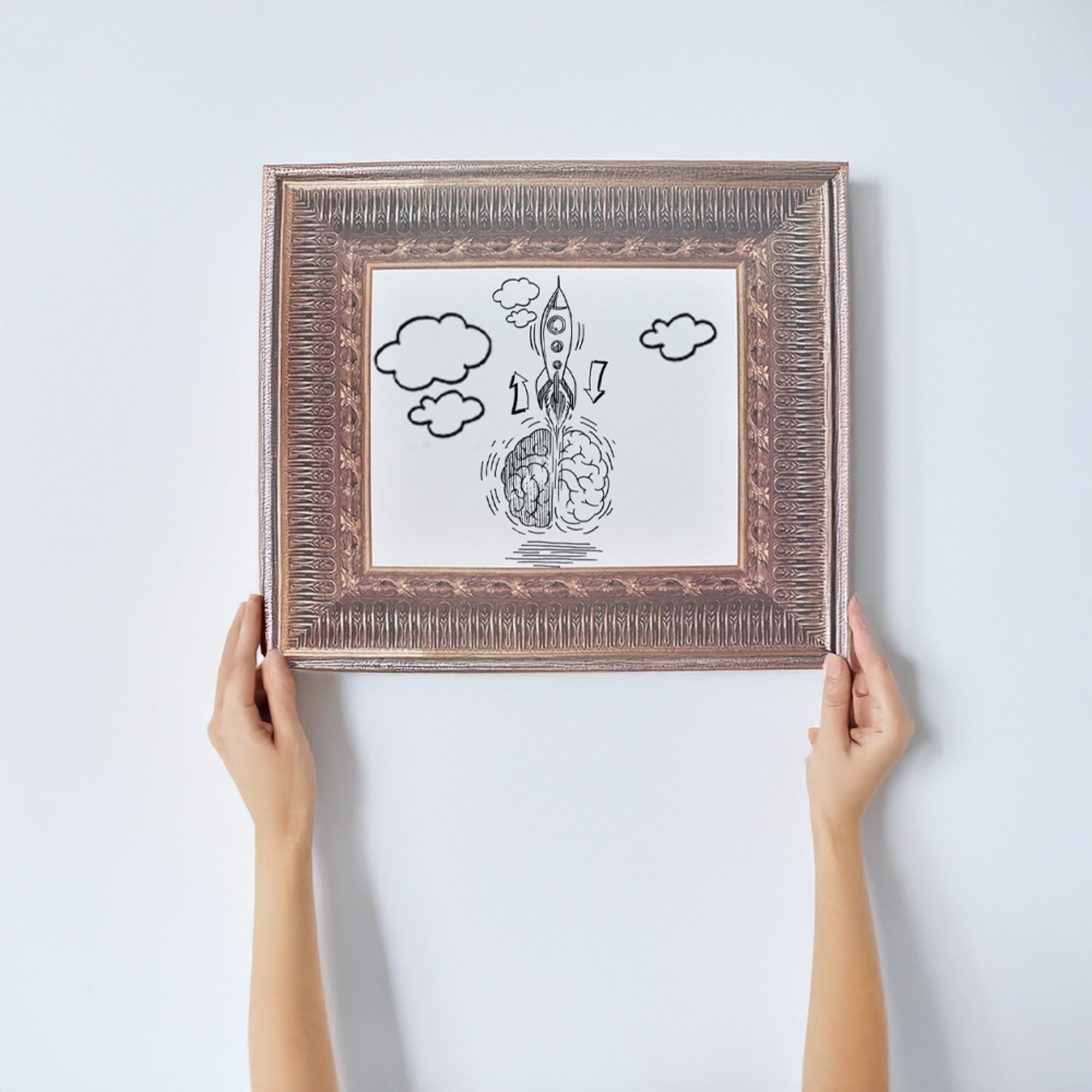 Sax - 402618 Picture Frame Paper Antique Style - 13 1/2 x 15 1/2 inches - Pack of 50 - Image 5