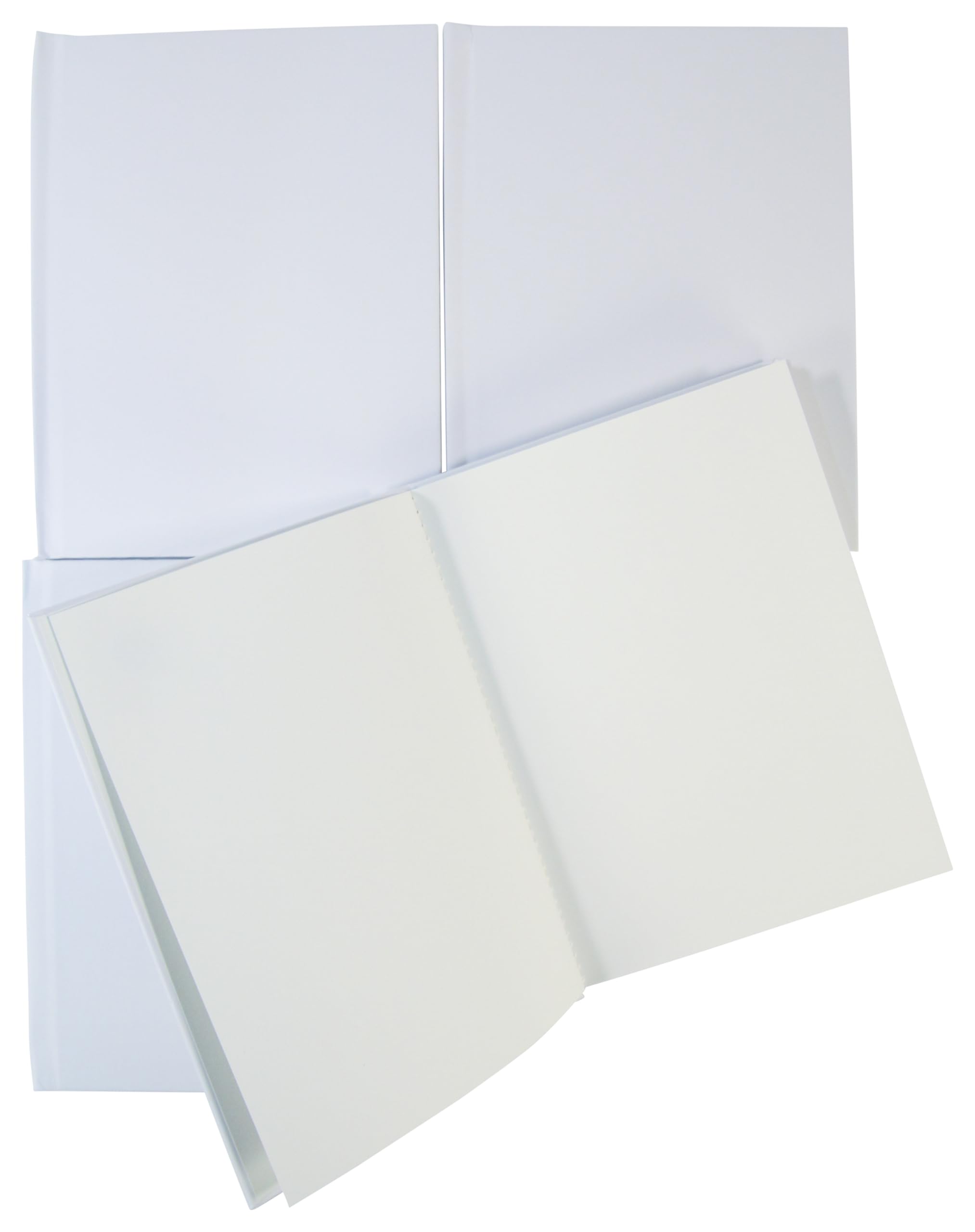 Sax Blanc 28 Page Hard Cover Sketch Books - 6 1/2 x 8 1/4 inches - Pack of 4 - White - Image 3