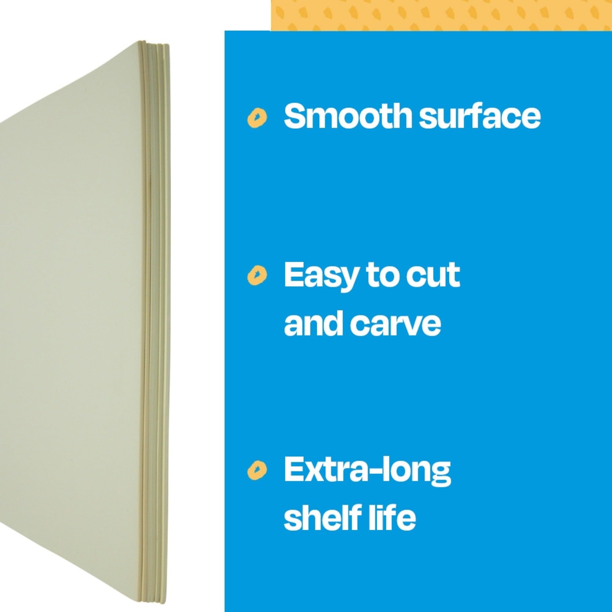 Sax Easy to Cut Unmounted Linoleum - 12 x 12 inches - Pack of 6 - Image 5
