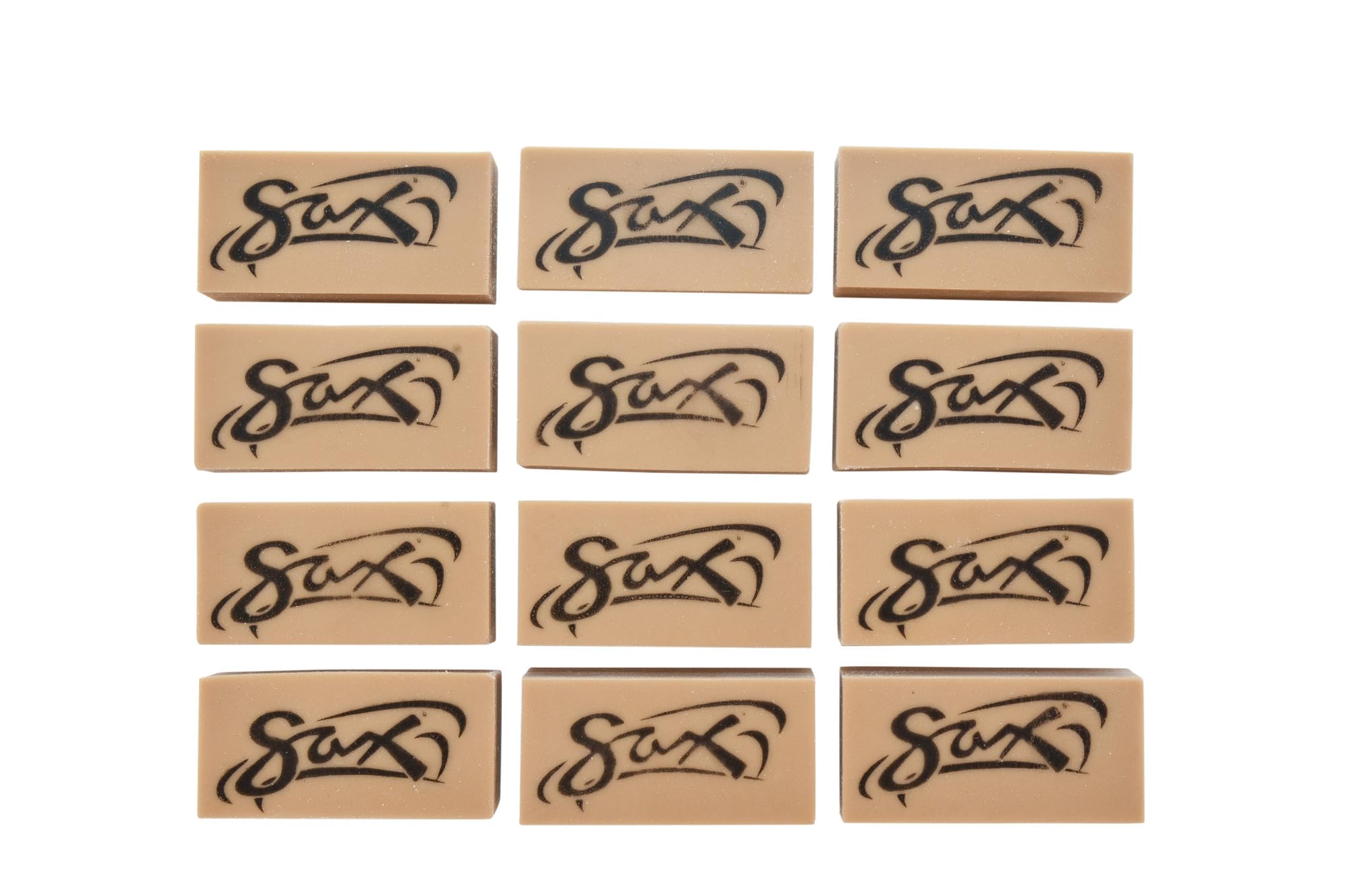 Sax Gum Art Erasers, 2 x 1 x 1/2 Inches, Brown, Pack of 12 - 438476 - Image 5