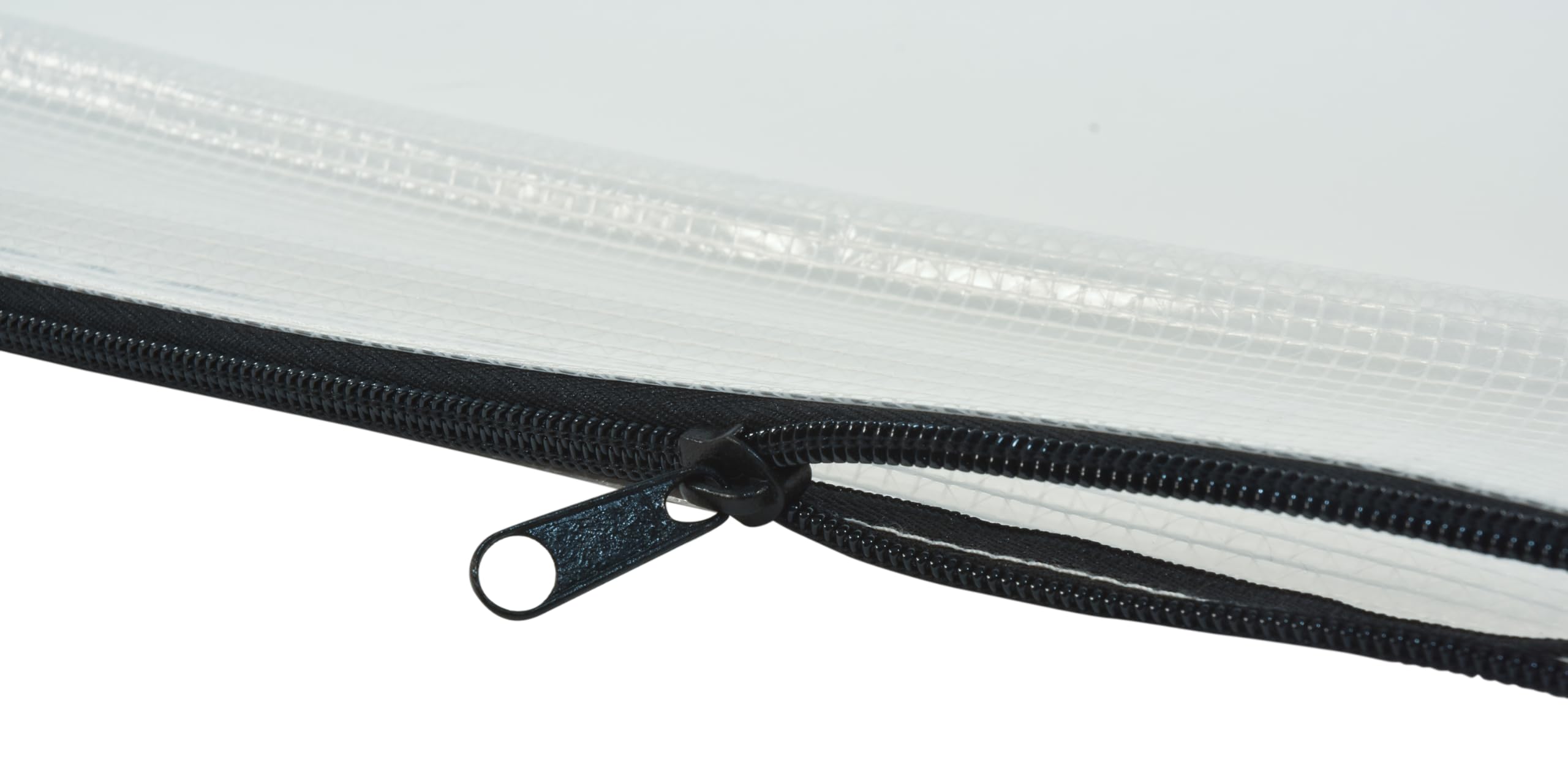 Sax Mesh Tool Case Pouches, 3 x 14 inches, Clear with Black Trim, Pack of 10 - Image 6