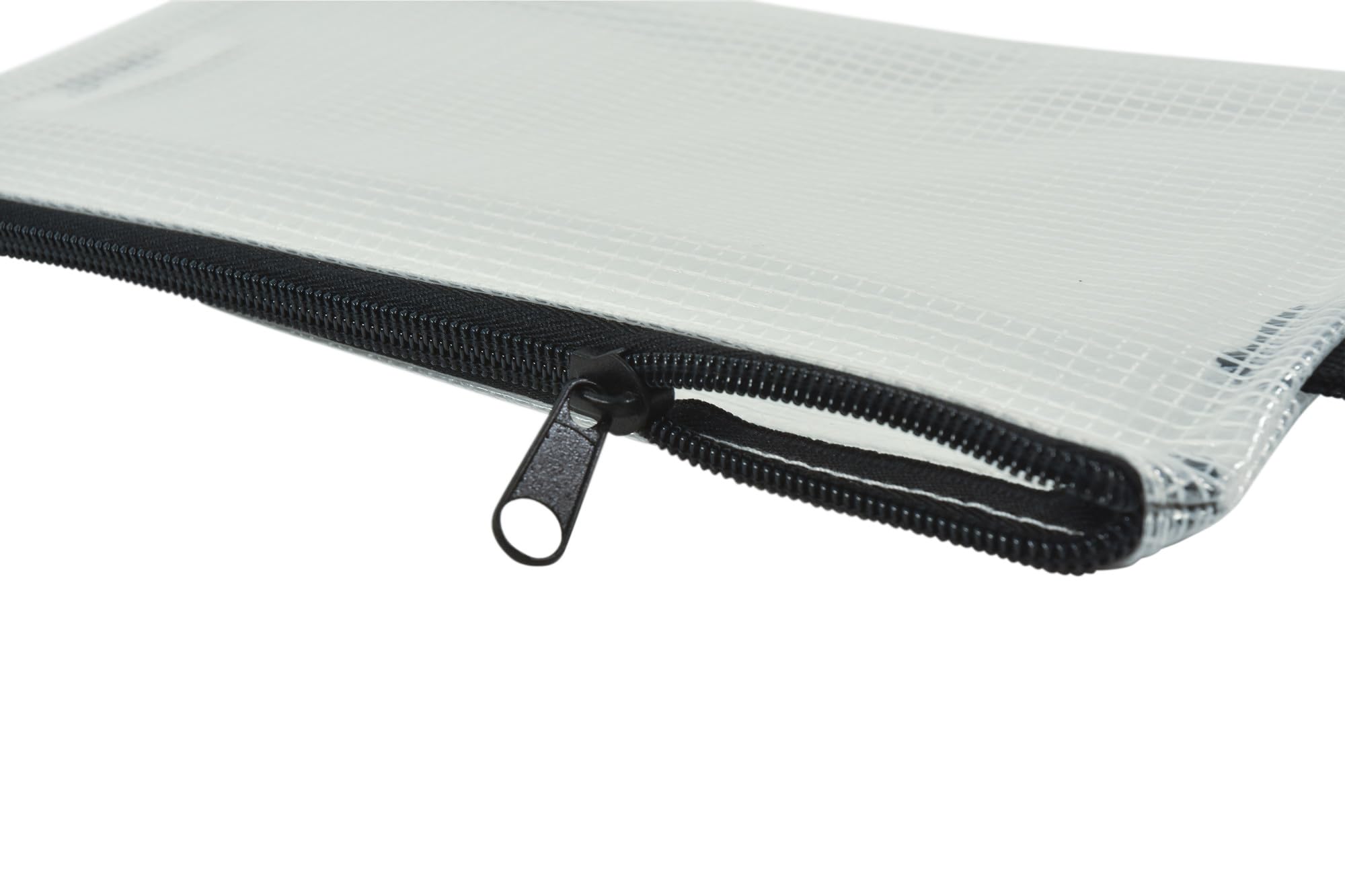 Sax Mesh Tool Case Pouches, 5 x 9 inches, Clear with Black Trim, Pack of 10 - Image 3