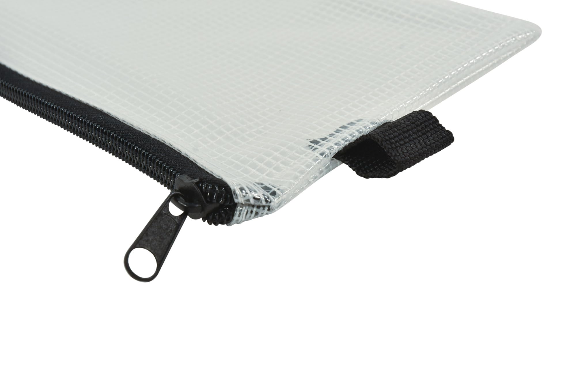 Sax Mesh Tool Case Pouches, 5 x 9 inches, Clear with Black Trim, Pack of 10 - Image 6