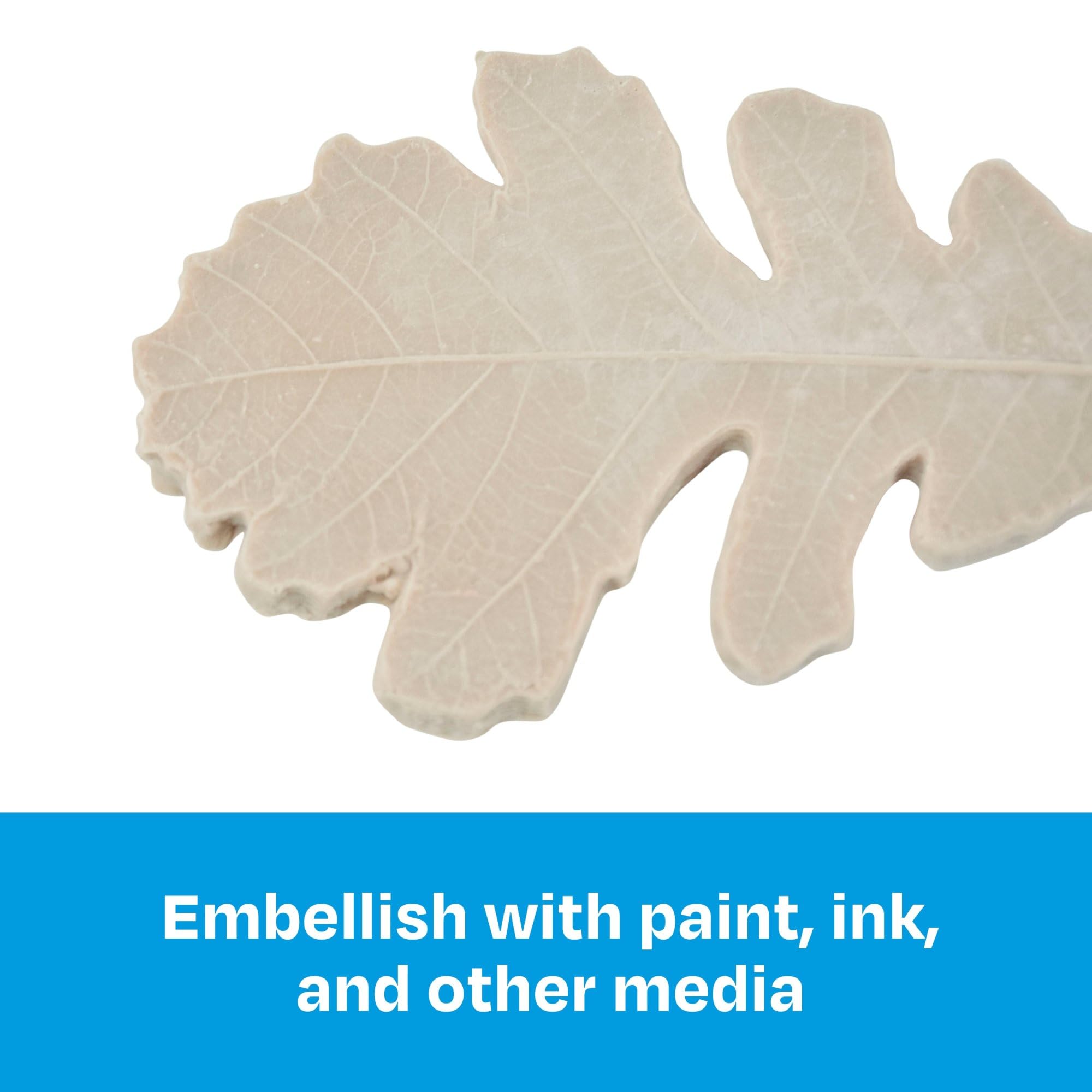 Sax Natures Impressions Leaf Print, Assorted Sizes (Set of 10),Brown - Image 4