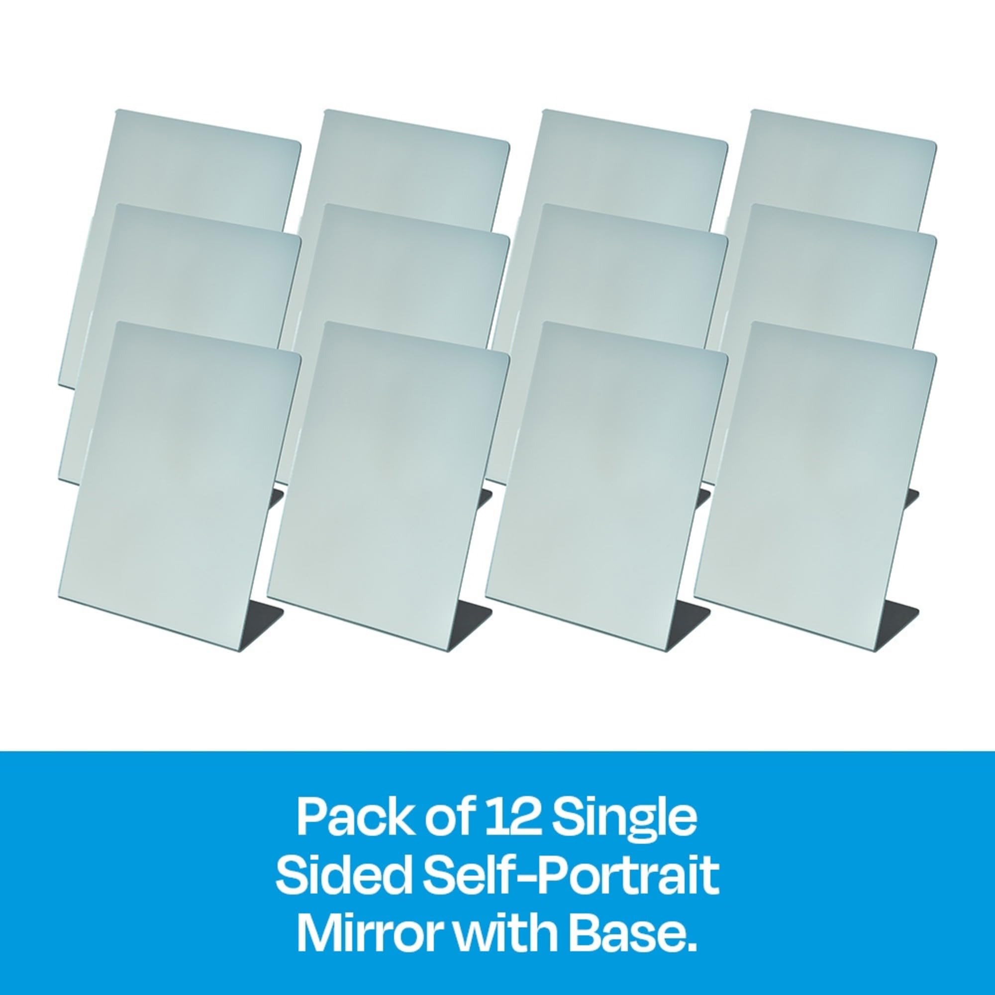 Sax Single Sided Self-Portrait Mirror with Base, 8-1/2 x 11 Inches, Pack of 12 - Image 9
