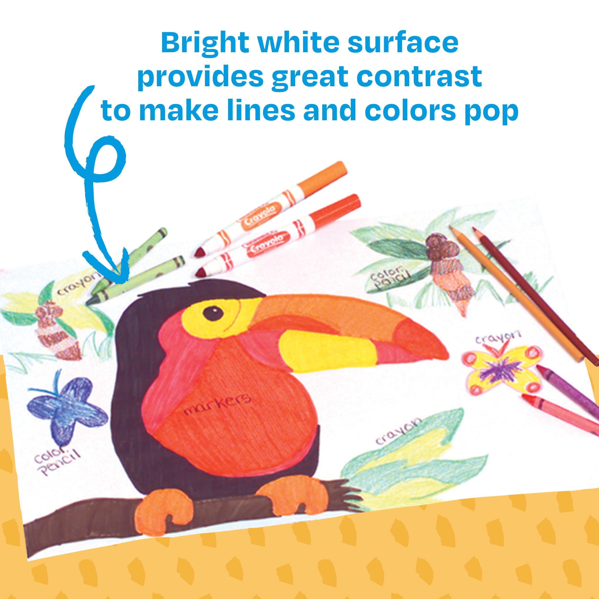 Sax Pen and Ink Sulphite Drawing Paper, 80 lb, 9 x 12 Inches, White, 100 Sheets - Image 6