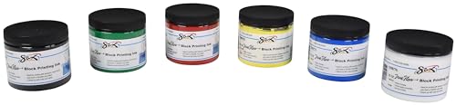 Sax True Flow Block Printing Ink - 16 Ounces - Assorted Colors - 1299780, Pint, Set of 6 - Image 6