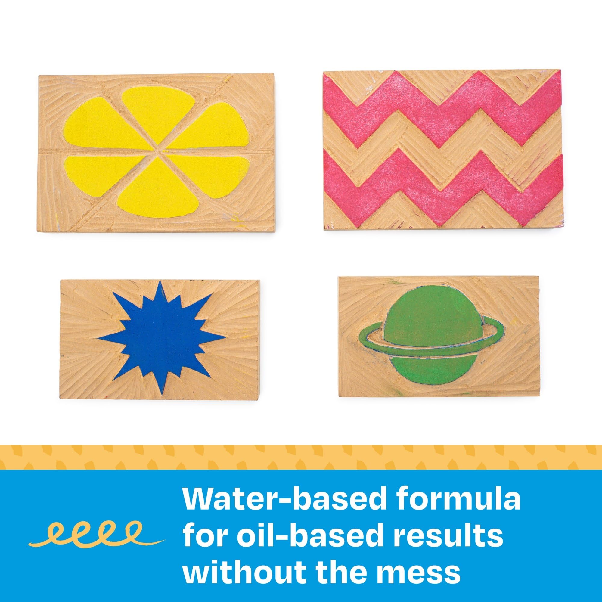 Sax Versablock Block Printing Inks for School and Arts and Crafts Use, Assorted Colors, 8 Ounce Jars, Set of 8 - Image 8